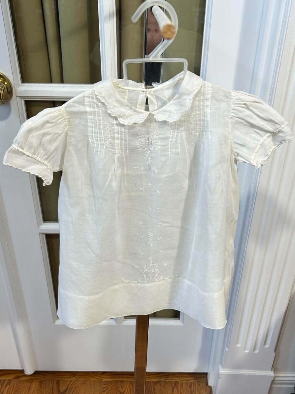 Vintage Heirloom Embroidered Baby Dress 6-12M